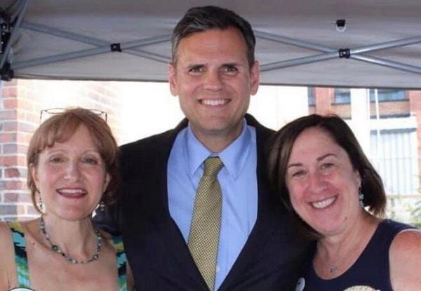 Gabriella Snyder Stelmack, Mayor Gary Christenson and BOL Development Director Patty Kelly at the Yankee Pest Jamboree